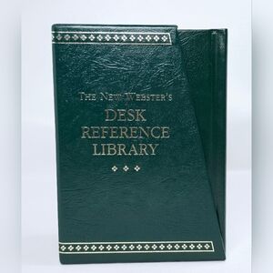 The New Webster's Desk Ref. Library 3 Book Set Dictionary, Thesaurus & Spelling